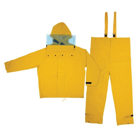 Mcr Safety Garments, Hydroblast .35mm, PVC/Poly, 2PC X5 HBS100X5